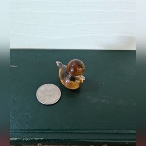 Itty Bitty Vintage Glass Bird